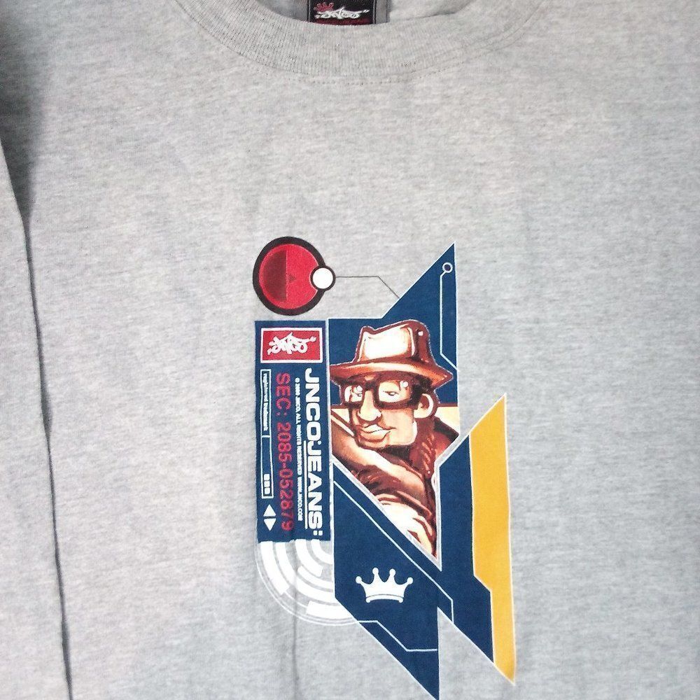 Deadstock Vintage Y2K JNCO Jeans Long Sleeve T-Shirt